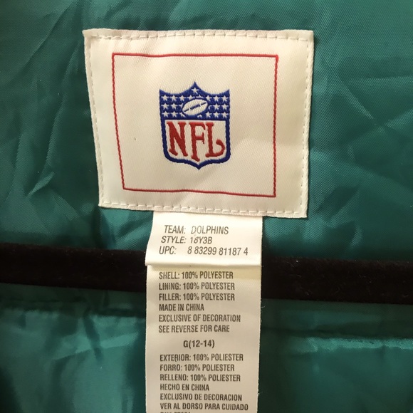 Official NFL Miami Dolphins Jacket - Picture 5 of 5